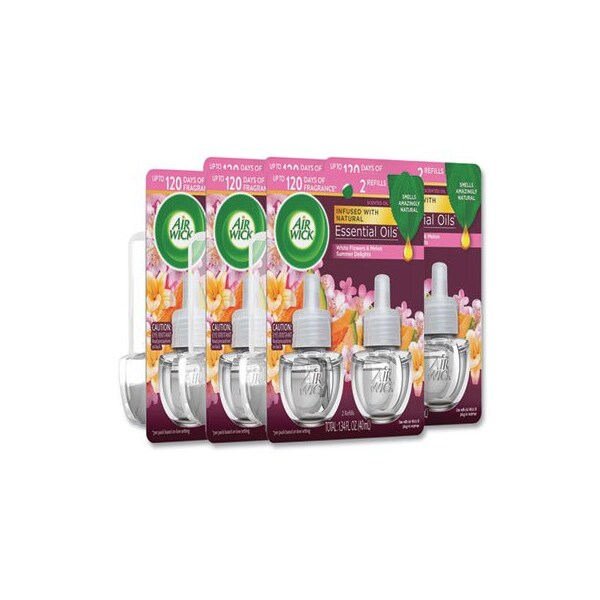 Reckitt Benckiser Air Wick, LIFE SCENTS SCENTED OIL REFILLS, SUMMER DELIGHTS, 0.67 OZ, 2PK, 6 PACKS/CARTON, 12PK 91112 - main